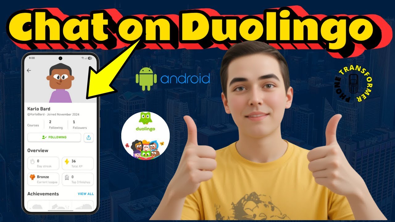 How To Chat on Duolingo - Simple Steps