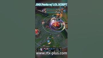Jinx LOL Script with Rtx-Plus.com #lolscript #leagueoflegends
