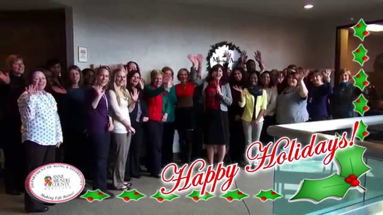 Holiday Greetings from Anne Arundel County Department of Aging and