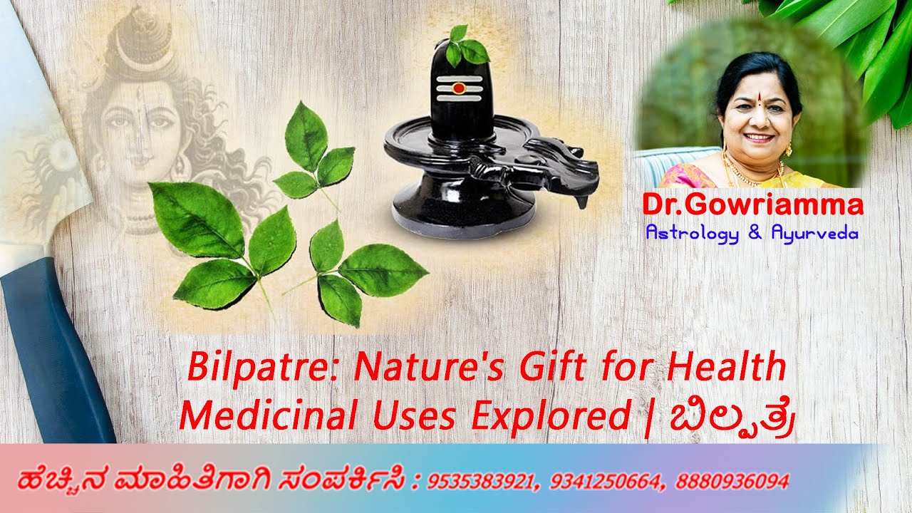 Bilpatre: Nature's Gift for Health | Medicinal Uses Explored | ಬಿಲ್ಪತ್ರೆ- Dr. Gowriamma