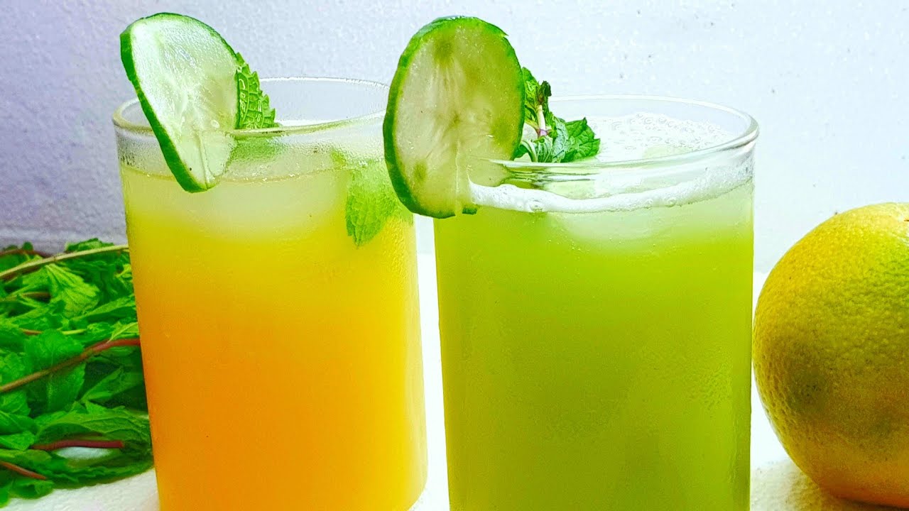 Orange Cooler Cucumber Cooler Mojito drink Refreshing drink YouTube