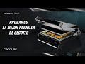 Parrilla eléctrica Cecotec Rock'nGrill Smart 2000W panel táctil