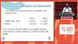 Evaluation flow of resources and expenditures related to HIV and AIDS in Benin in 2012
