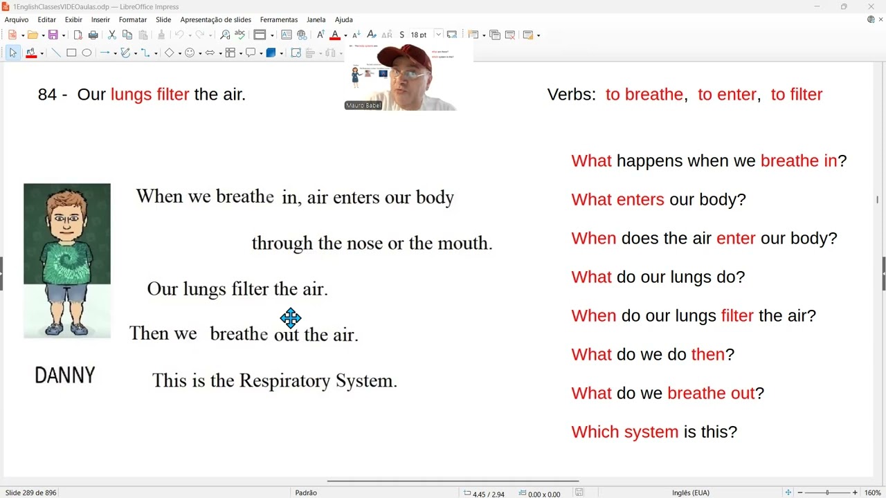 84  -  Our lungs filter the air.