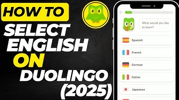 How To Select English On Duolingo | Easy Language Change Step by Step