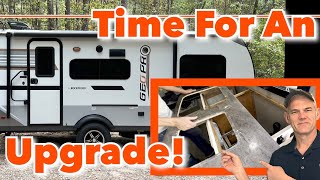 We Remodel our RV Kitchen!  Need More Space in a 20FT Camper!  PART 1 - DEMO & REPAIRS by Wines, Pines and Canines 4,602 views 1 year ago 8 minutes, 2 seconds