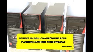 Use one keyboard and mouse for multiple Windows machines