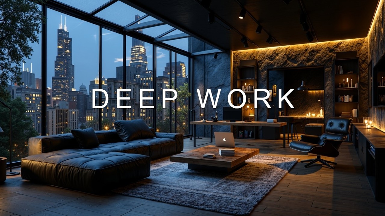 Глубокая концентрация ~ Ночной город - Музыка для работы | Ночная атмосфера