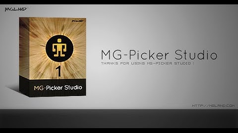 MG-PickerStudio Features Demo (Animator)