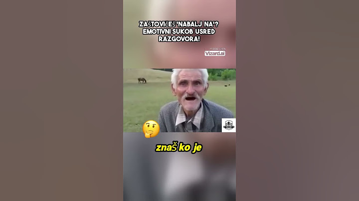 Zašto vičeš 'nabalj na'  Emotivni sukob usred razgovora!