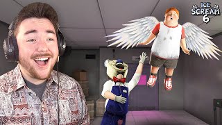 CHARLIE FLYING MOD!!! (+New Escape?) | Ice Scream 6 Gameplay (Mods)