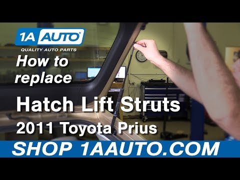 How To Install Replace Lift Hatch Struts 2011 Toyota Prius