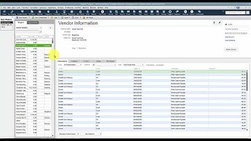 QuickBooks - Vendor Type List 2016