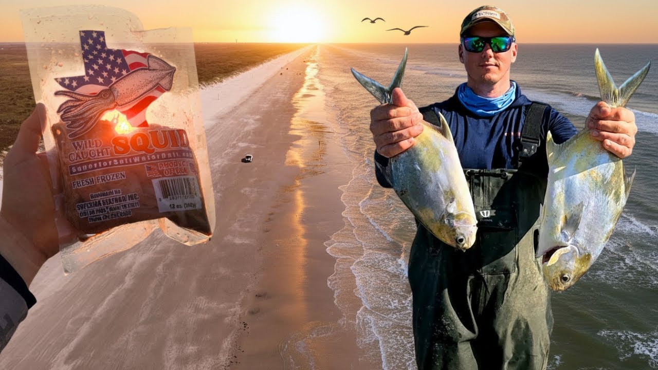 Секретная приманка для помпано ловит ГИГАНТСКИХ рыб!