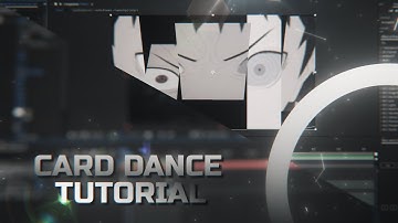 Card Dance And Timeslice effect tutorial / After Effects AMV Tutorial