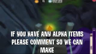Looking For Alpha Items Animal Jam