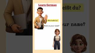 Learn German for Beginners Hallo! Wie geht's Simple German Conversation 😊  #LearnGerman #german