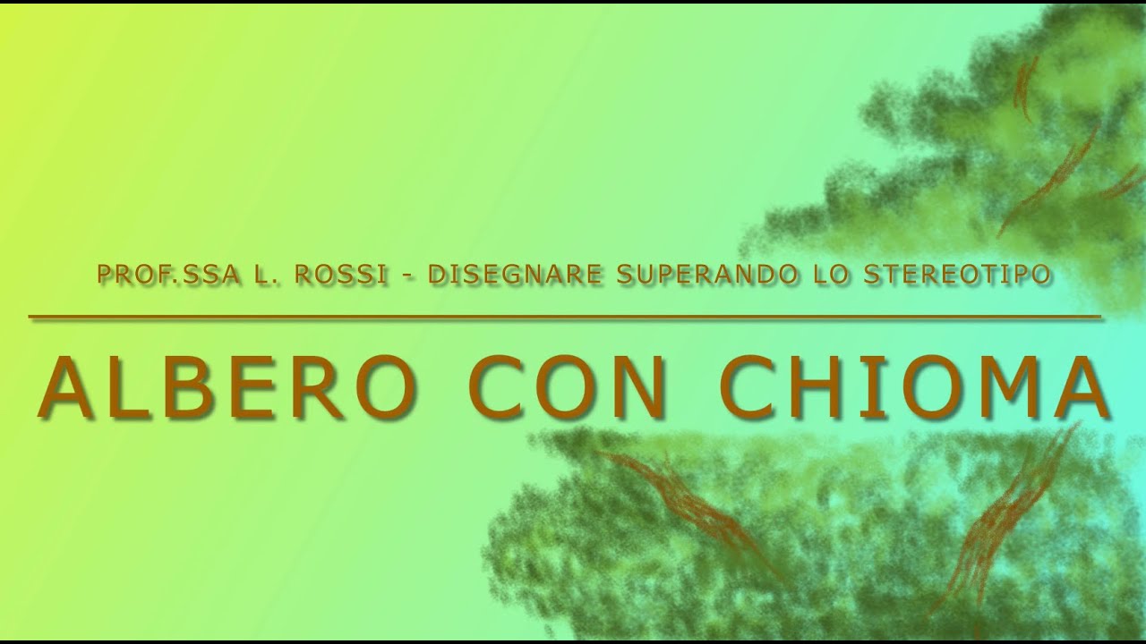 Disegnare un albero con chioma