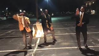 Alpha Phi Alpha Fraternity, Inc. Iota Sigma Chapter performing a stroll on Founders Day