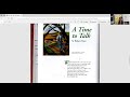 Interpreting Poetic Devices in 'A Time to Talk'