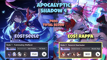 3.5 Apocalyptic Shadow | E0S1 Seele & E0S1 Rappa x Tribbie x Hysilens | Honkai: Star Rail
