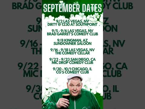 September dates! , , . Tix at BigIrishJay.com