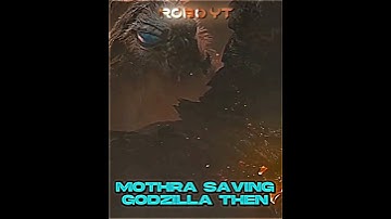 GODZILLA AND MOTHRA FIGHTING TOGETHER ❤️  #shorts #fyp #godzilla #monsterverse