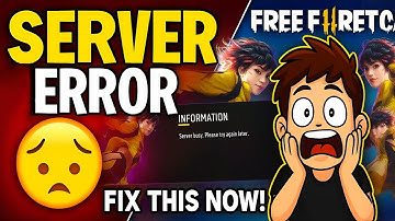 🔥 Free Fire Server Error Solved! 🔄 "Server Busy, Try Again Later" Fix ✅ (July 4, 2025)