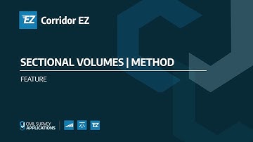 Corridor EZ - Sectional Volumes | Method