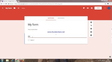 How to insert video in google form