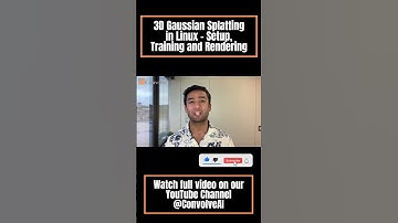 3D Gaussian Splatting in Linux - Setup, Training and Rendering