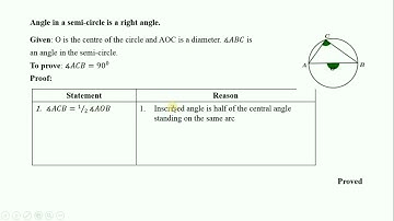Angle at semi circle is a right angle.
