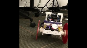 Self driving autonomous robot exploring office furniture #shorts