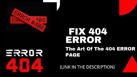 How To Fix 404 Page Not Found Error-The Requested URL was Not Found on This Server