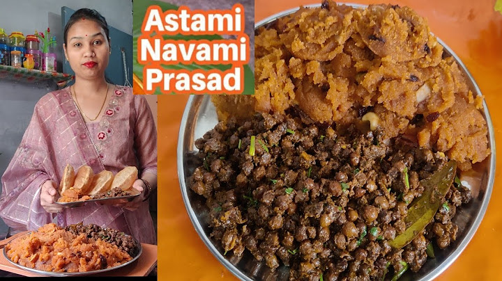 हलवा पूरी और चना अष्टमी और नवमी प्रसाद के लिए । Ashtami Navami prasad recipe 👌No onion No garlic ।