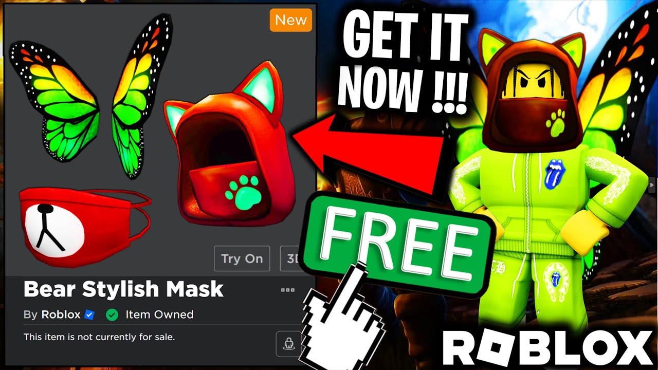 All Free Robux Items on Roblox 2021, All Event Items Roblox