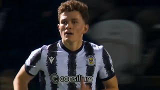 Jacob Devaney Debut Vs Hearts
