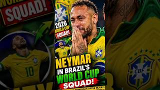 Neymar CRIES After Brazil World Cup Selection 🇧🇷😭 #ytshorts