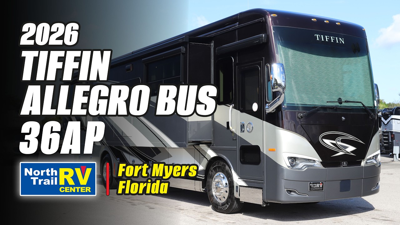 2026 Tiffin Allegro Bus 36AP | Premium Class A Motorhome Interior & Exterior