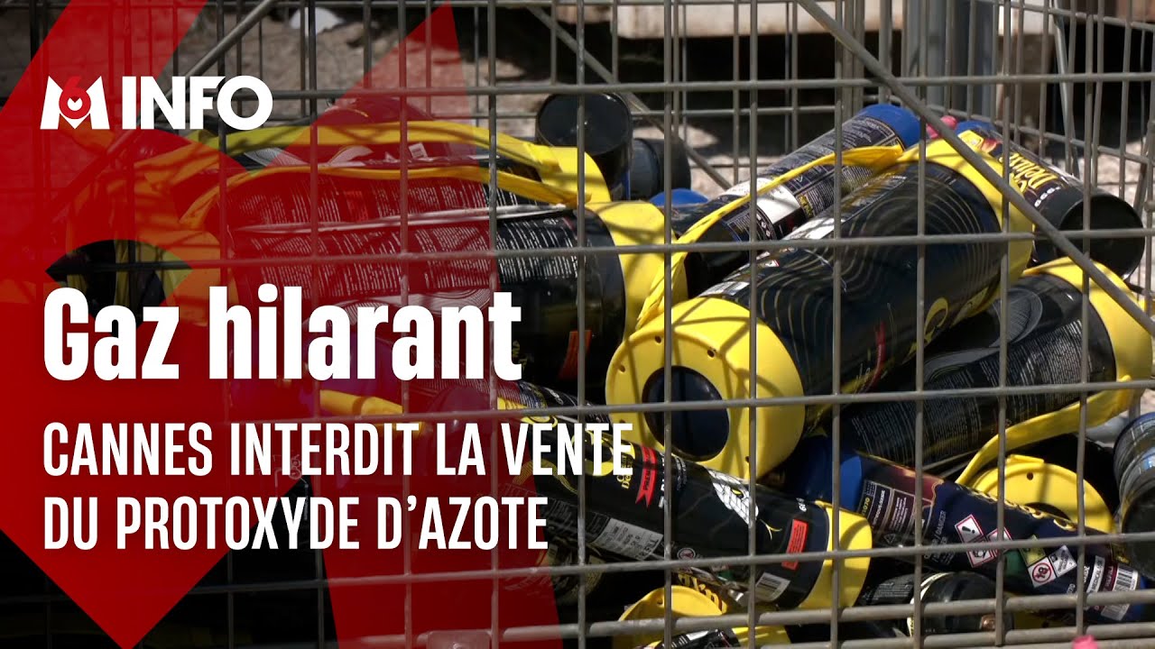 Cannes : l’interdiction de la vente du protoxyde d'azote élargie