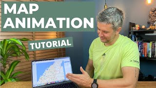 How to draw an animated (moving) travel map screenshot 5