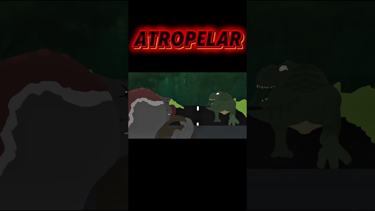 Argore runs over versão jurassic park dublado deltarune X jurassic park animation #memes #deltarune