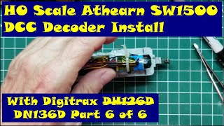 HO Athearn SW1500 part 6