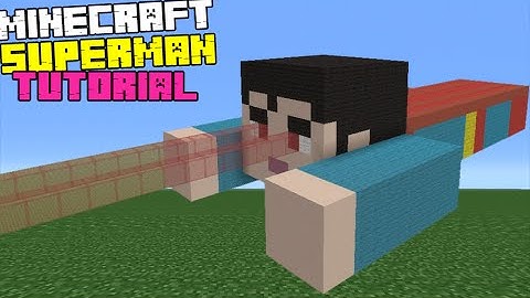 Minecraft Tutorial: How To Make A Superman Statue (Batman Vs Superman: Dawn Of Justice)