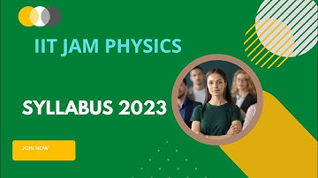 IIT JAM Physics Syllabus 2023