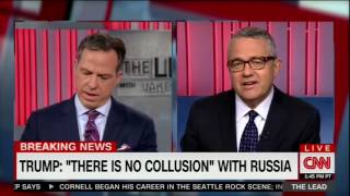 Jake Tapper and Jeffrey Toobin discuss Trump's denial of collusion