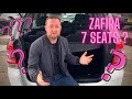 Vauxhall Zafira - How Do The Rear Seats Go Down ? Rear Seat Configuration !