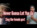 Never gonna let you go sergio mendez male part only