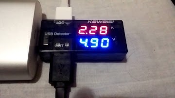 Banggood Keweisi usb current detector+xiaomi powerbank 10000mah