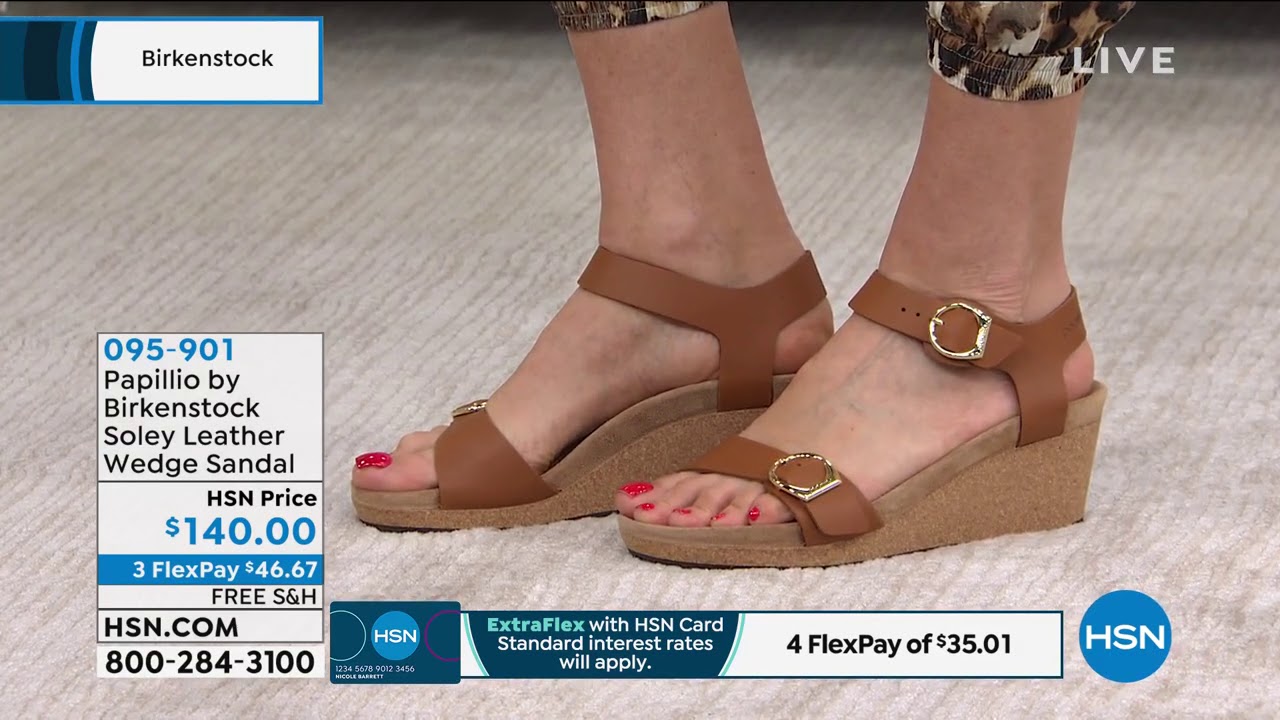 Papillio by Soley Leather Wedge Sandal - YouTube